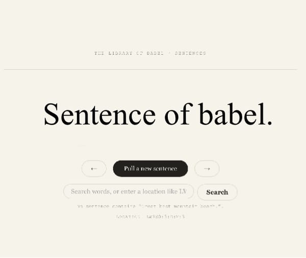 Sentences of Babel