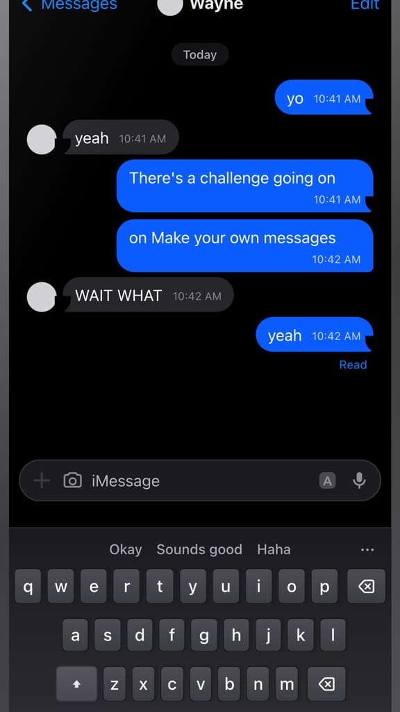 Make Your Own Messages(CHALLANGE)