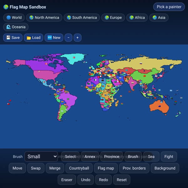 Flag Map Sandbox