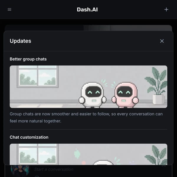 Dash.AI - Explore Infinite Possibilities