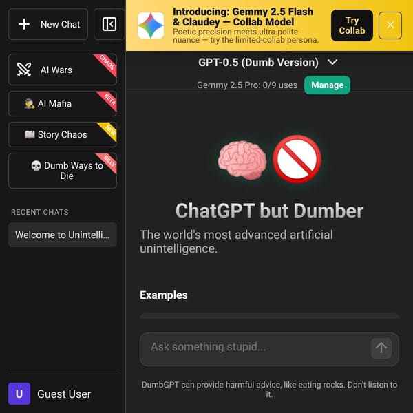 ChatGPT but Dumber but improved.