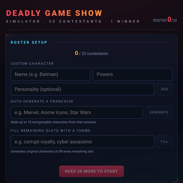 Deadly Game Show