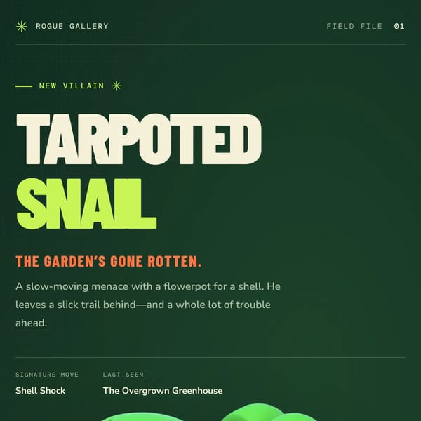 Tarpoted Snail