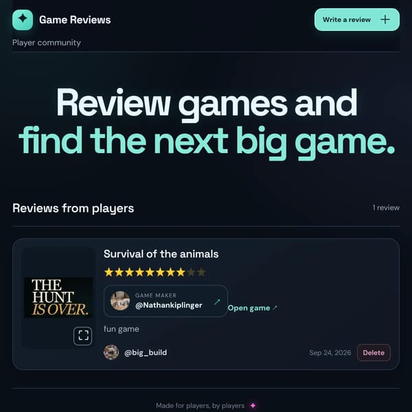 Game Reviews