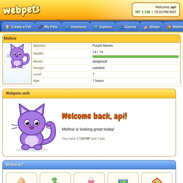 Webpets