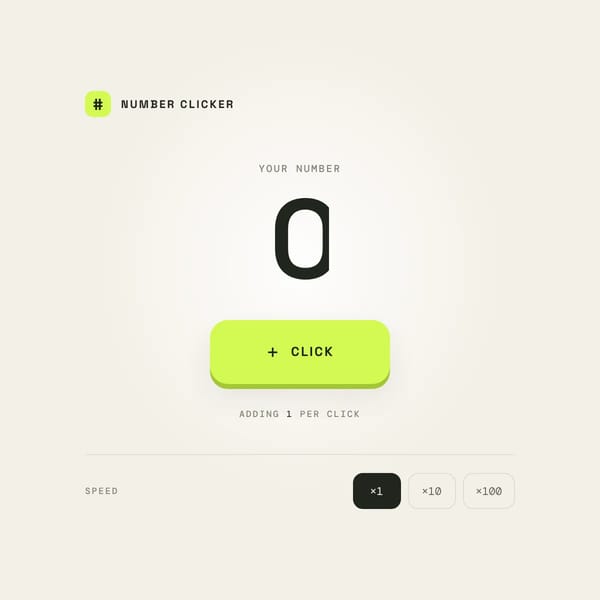 Number Clicker