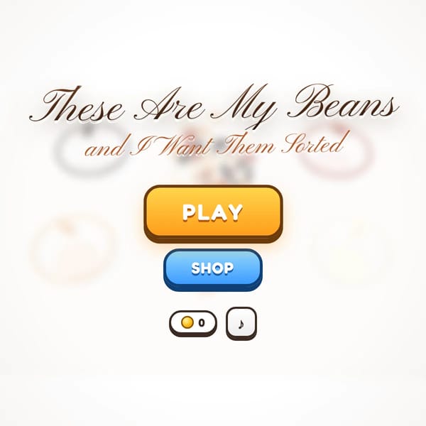 these are my beans and i want them sorted