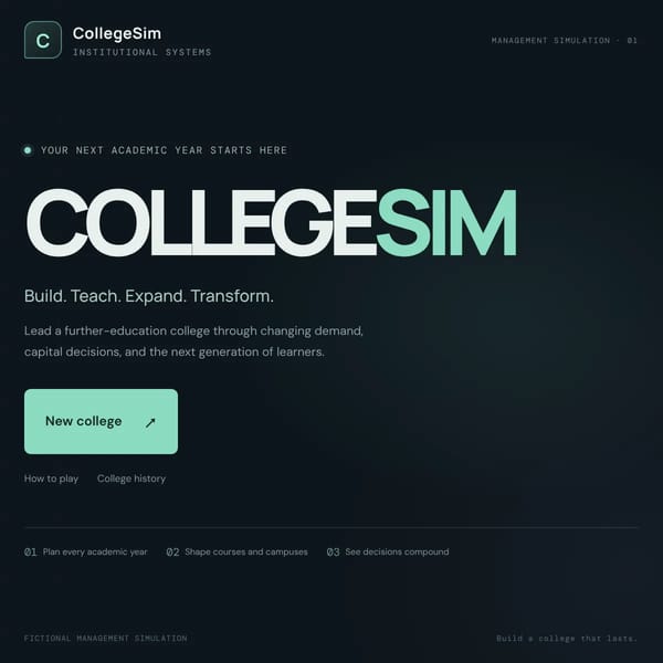 CollegeSim