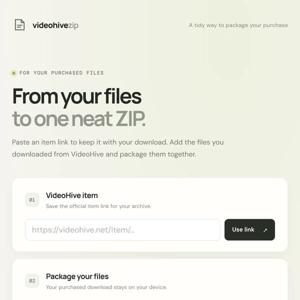 VideoHive Zip
