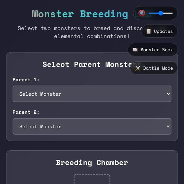 Monster Breeding Lab