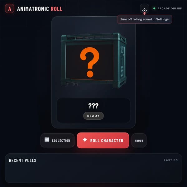 FNAF Rarity Roll