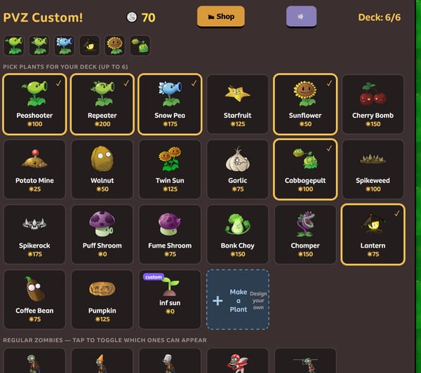 PVZ Custom but BETTER.