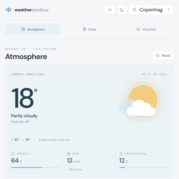 Weather Sandbox