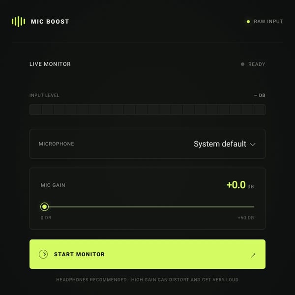 Mic Boost