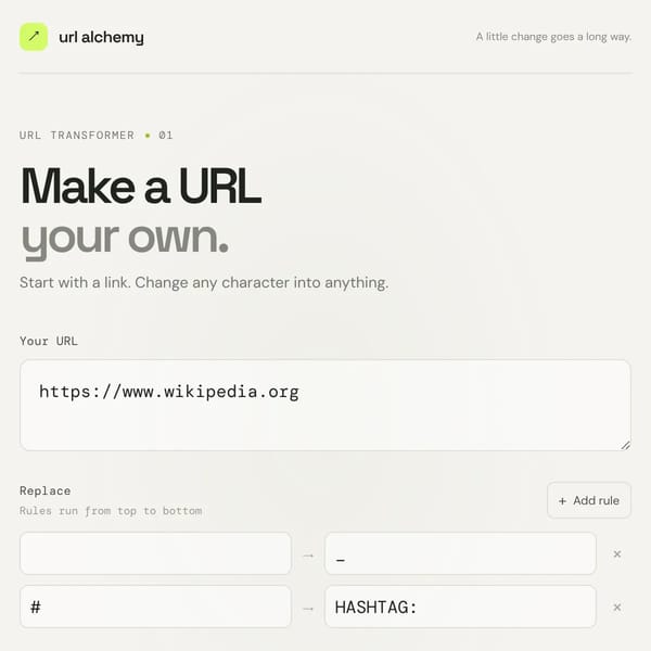 URL Alchemy