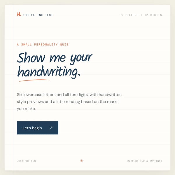Handwriting