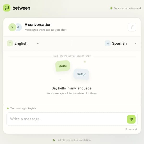 Between