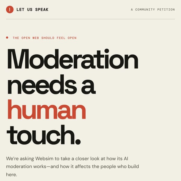 AI Moderation Sucks