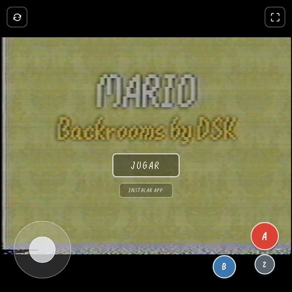 Mario in the Backrooms