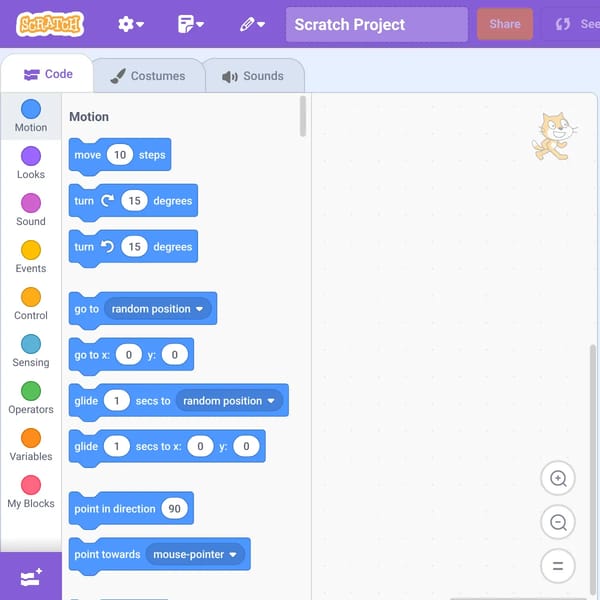 Scratch 3.0 GUI