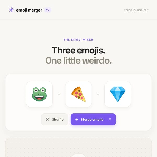 Emoji Merger