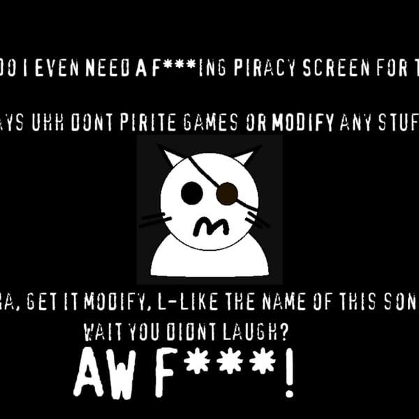 Modify ANTI-PIRICY Screen test