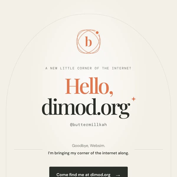 NOW MOVING -DIMOD.ORG