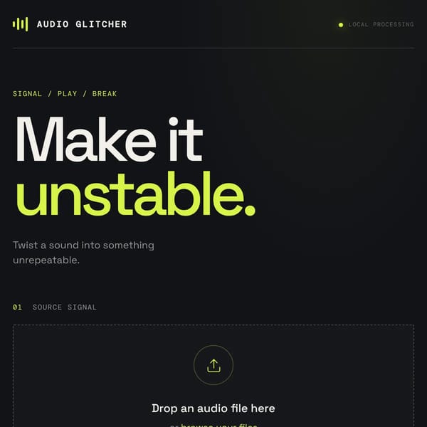 Audio Glitcher