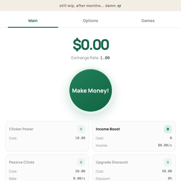 Currency Clicker