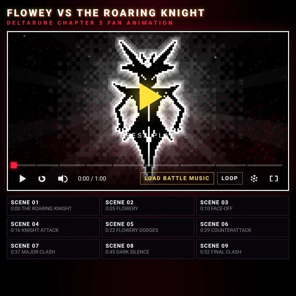 Flowey vs Knight