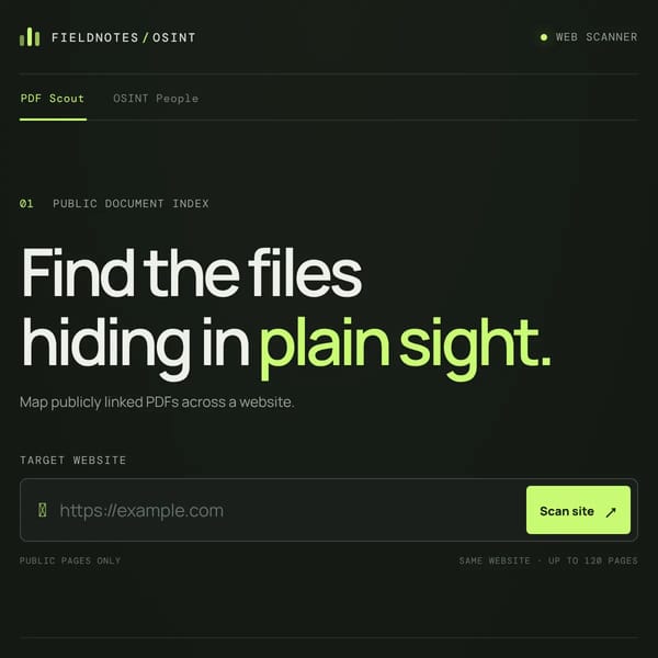 Osint PDF finder downloaded