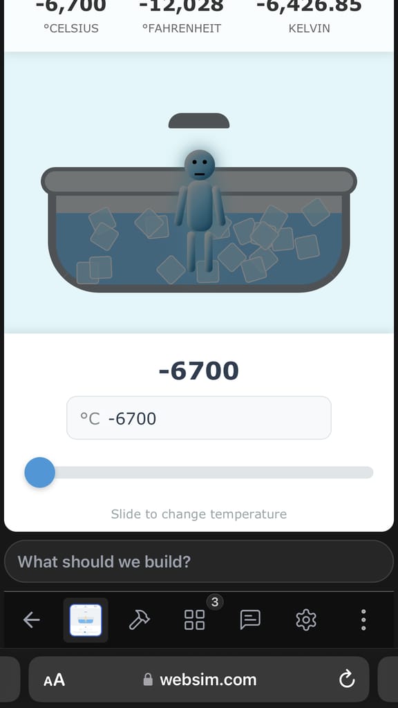Extreme Temperature Bathing