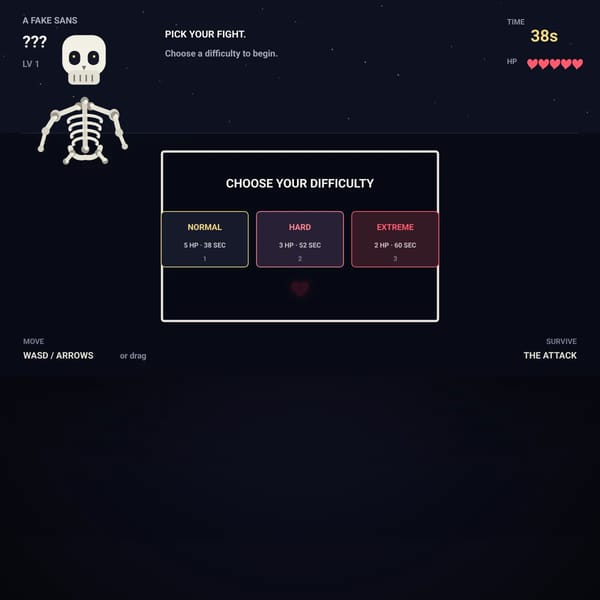 A fake sans fight undertale
