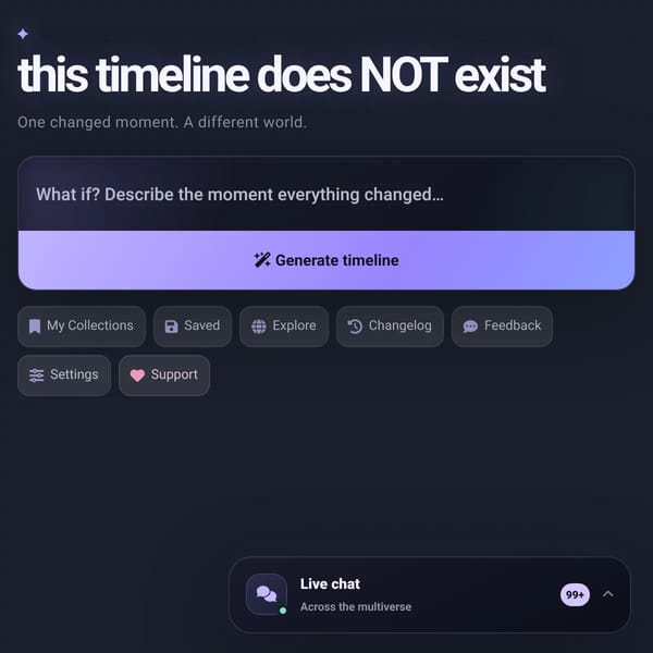This Timeline Does NOT Exist