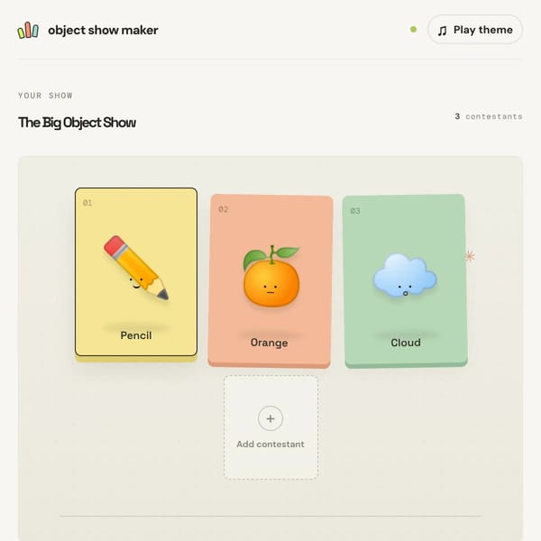 Object Show Maker