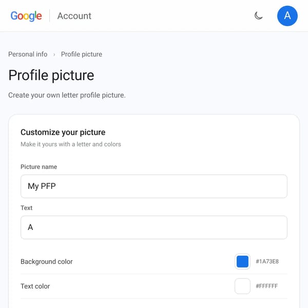 Google PFP Generator