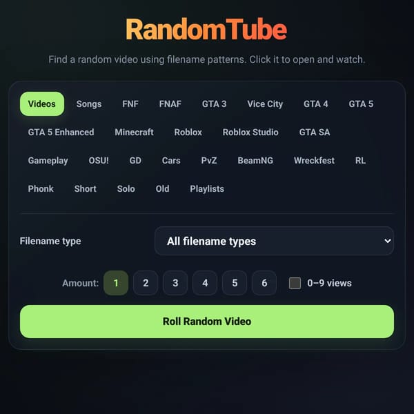 RandomTube