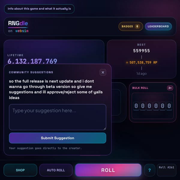 RNGdle, But Updated by Owie