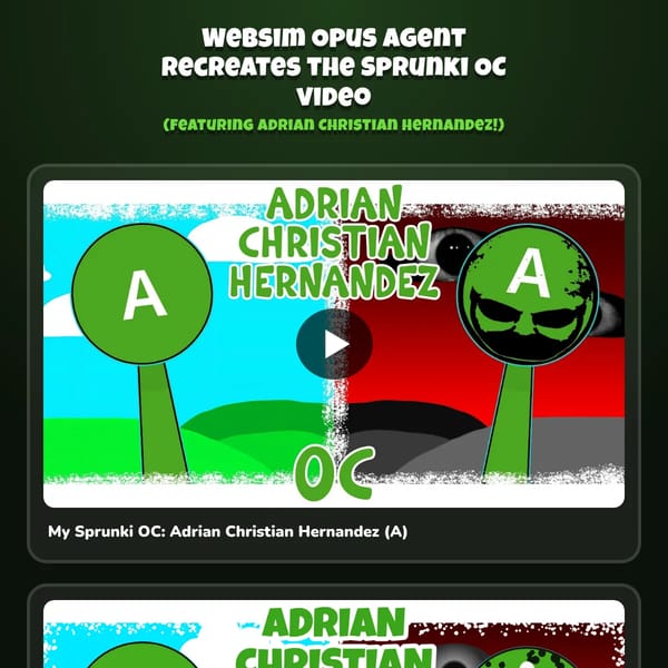 My Sprunki Video Recreation: Adrian Christian Hernandez (A)