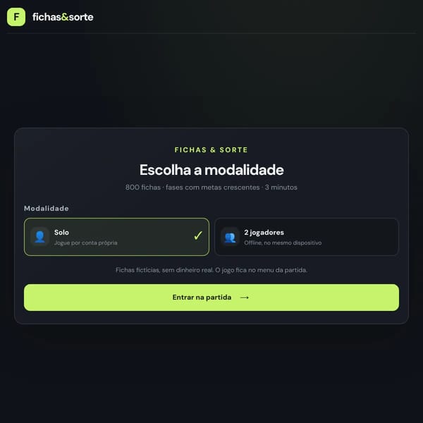 Fichas & Sorte
