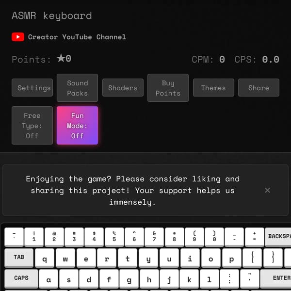 ASMR Keyboard [ BUT ALL IS FREE ! ]