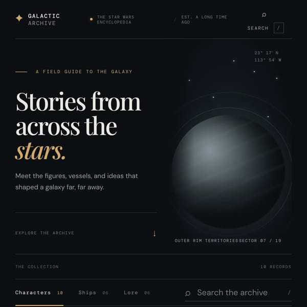 Galactic Archive