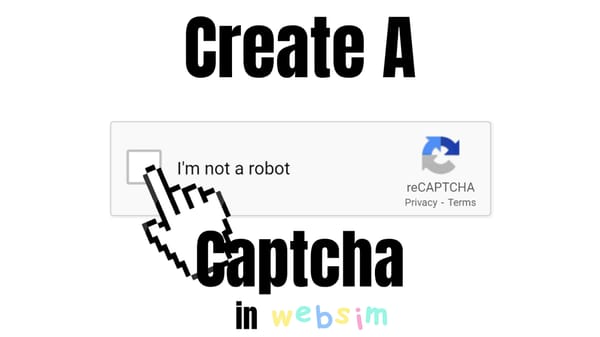 Create A Captcha Test