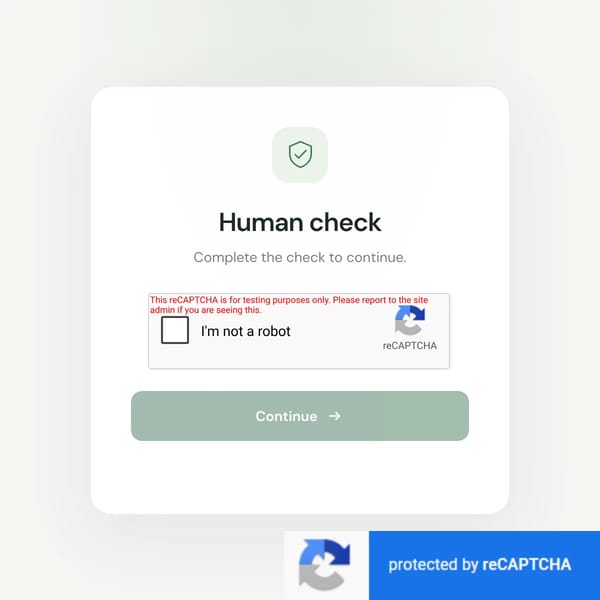 captcha test