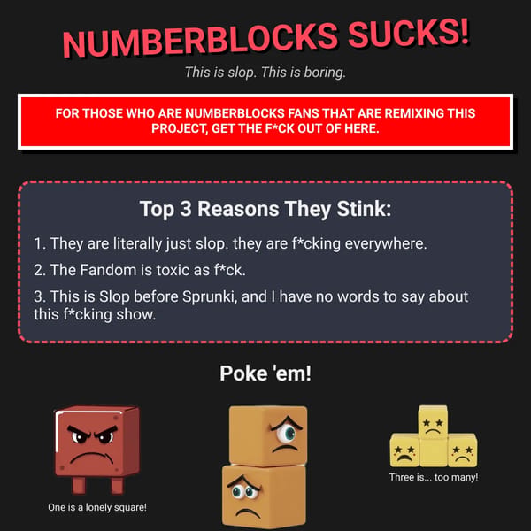 NUMBERBLOCKS SUCKS!