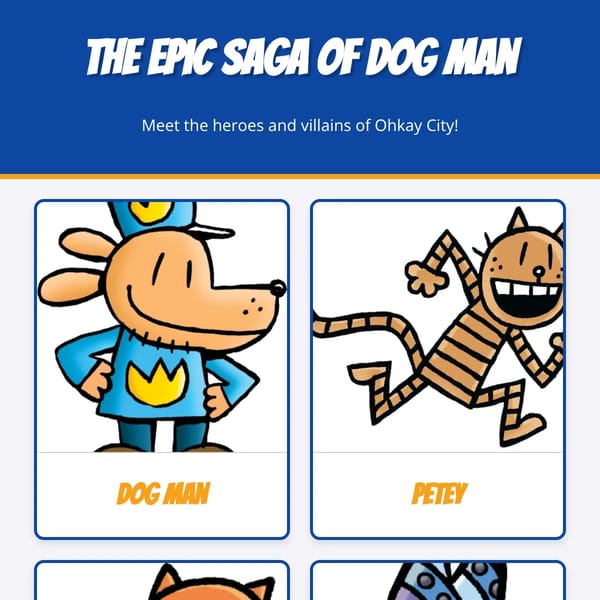 The Epic Saga of Dog Man