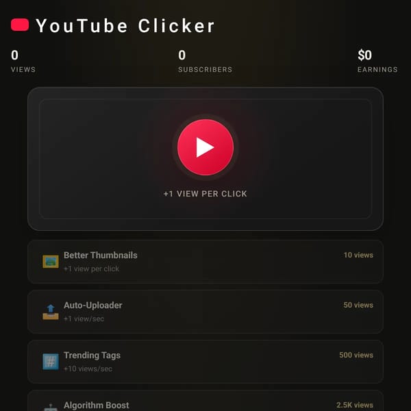 YouTube Clicker