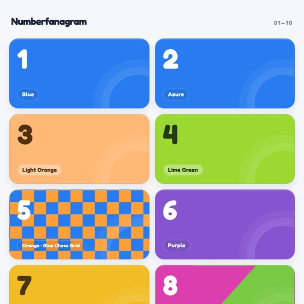 Numberfanagram