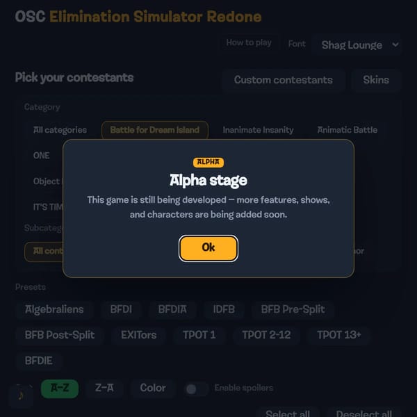 OSC Elimination Simulator Re-Remake Remix