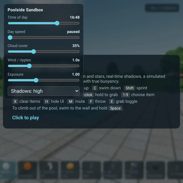 Poolside Sandbox